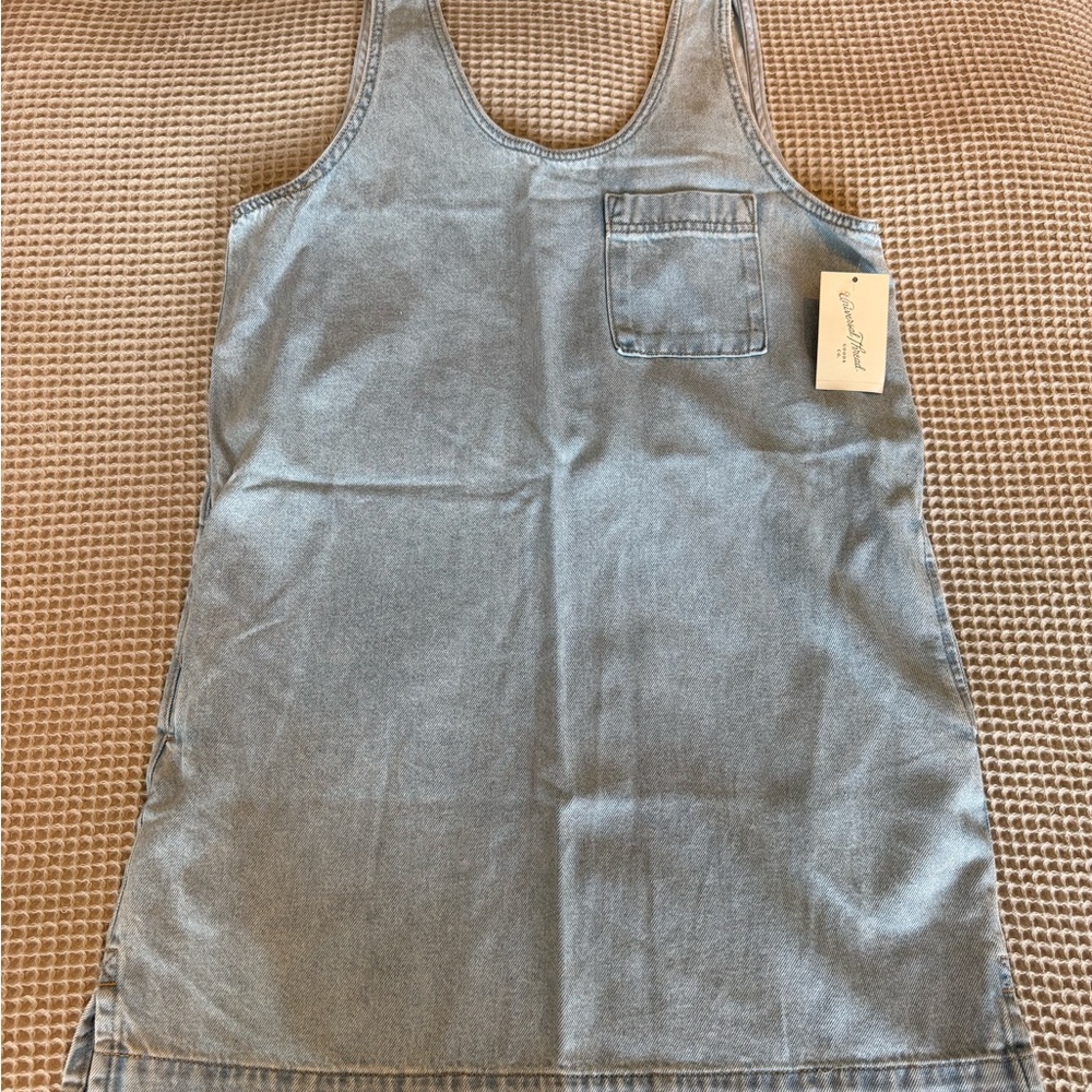 Universal Thread Light Blue Denim Tank Mini Dress